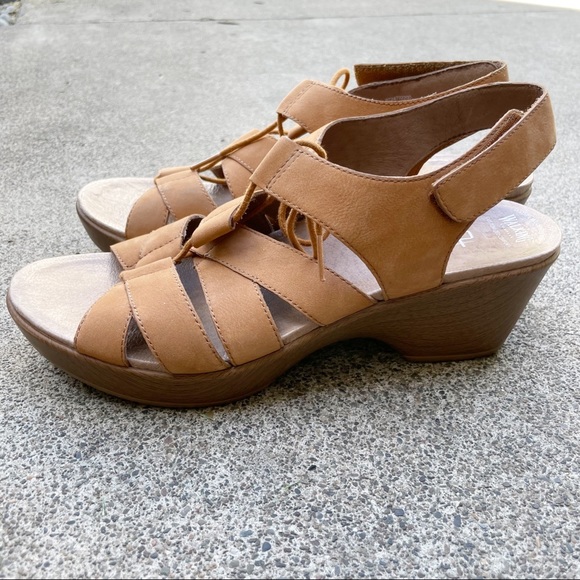 Dansko Janet Neutral Milled Nubuck - Camel Sz 41 - Picture 7 of 9